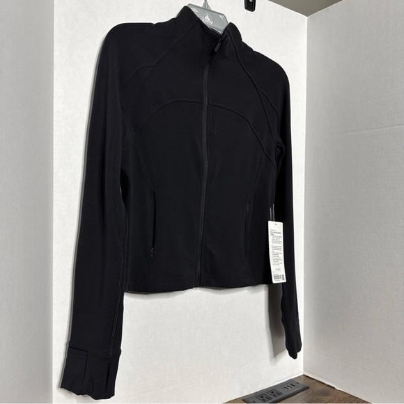 Lululemon Nulu Cropped Define Jacket Black Size 8 New With Tags Back Vent - Picture 3 of 6